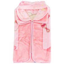 BABY SACCO IN CORAL FLEECE 60x90 CM 