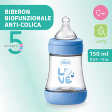 BIBERON ANTICOLICA P5 BOY 150 ML FLUSSO LENTO SILICONE 