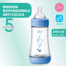 BIBERON ANTICOLICA P5 BOY 240 ML FLUSSO MEDIO SILICONE 