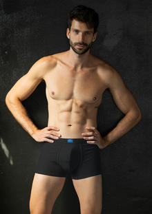 BOXER  UOMO COTONE ELASTICIZZATO ELASTICO INTERNO 