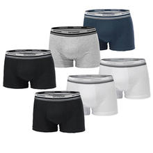 BOXER UOMO COTONE ELASTICIZZATO ELASTICO ESTERNO 