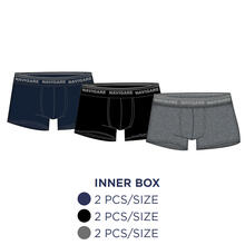 BOXER UOMO ELASTICIZZATO ELASTICO ESTERNO 