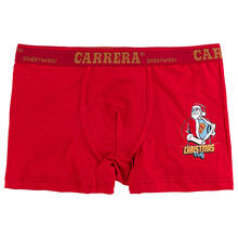 BOXER UOMO ROSSO NATALE COTONE ELASTICIZZATO 