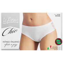 BRASILIANO DONNA IN PIZZO IN COTONE ELASTICIZZATO 