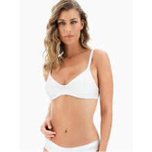 BRASSIERE SENZA CUCITURE IN COTONE ELASTICIZZATO 