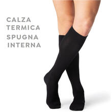 CALZA UOMO TERMICA CALDO COTONE CON SPUGNA INTERNA 