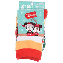 CALZINO CORTO BIMBO MICKEY CALDO COTONE NATALE 