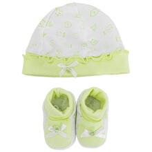 CAPPELLINO + SCARPETTE NEONATO 