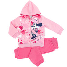 COMPLETO FELPA CON ZIP E CAPPUCCIO MINNIE 