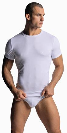 MAGLIA UOMO MEZZA MANICA COTONE INTERLOCK GIROCOLLO 