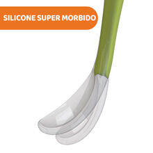 CUCCHIAIO IN SILICONE 6M+ CON CUSTODIA 