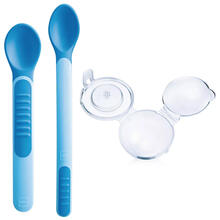 CUCCHIAIO NEONATO X 2 SPOON & COVER 