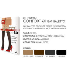 GAMBALETTO DONNA MICROFIBRA 60 DENARI 