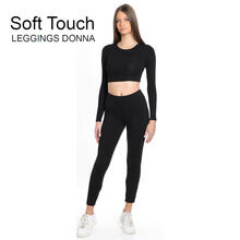 LEGGINGS DONNA FELPATO EFFETTO SUPERCALDO 