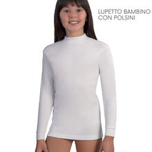 LUPETTO BIMBO CON POLSINO E COLLETTO IN LYCRA 