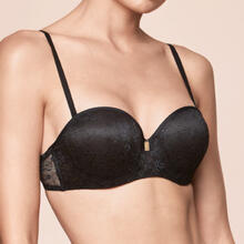 REGGISENO A FASCIA IN PIZZO CON BRETELLE AMOVIBILI 