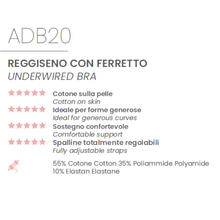 REGGISENO SFODERATO CON FERRETTO COPPA C SILHOUETTE 