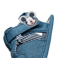 SANDALO ESTIVO NEONATO MICKEY IN JEANS DI COTONE 