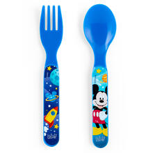 SET POSATE MICKEY COSMO CUCCHIAINO + FORCHETTA 