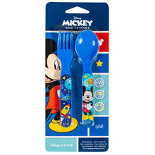 SET POSATE MICKEY COSMO CUCCHIAINO + FORCHETTA 