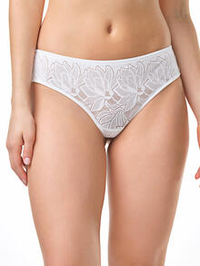 SLIP DONNA REGOLARE CON INSERTO FLOREALE 