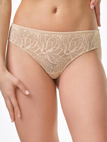 SLIP DONNA REGOLARE CON INSERTO FLOREALE 