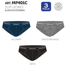 SLIP UOMO COTONE ELASTICIZZATO 