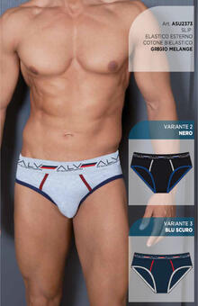 SLIP UOMO COTONE ELASTICIZZATO 