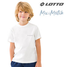 T-SHIRT BAMBINO COTONE 100% CON LOGO LOTTO 6-8 ANNI 