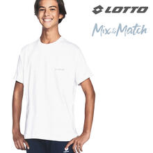 T-SHIRT RAGAZZO COTONE 100% CON LOGO LOTTO 10-14 ANNI 