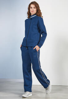 TUTA DONNA FELPA GARZATA FULL ZIP 