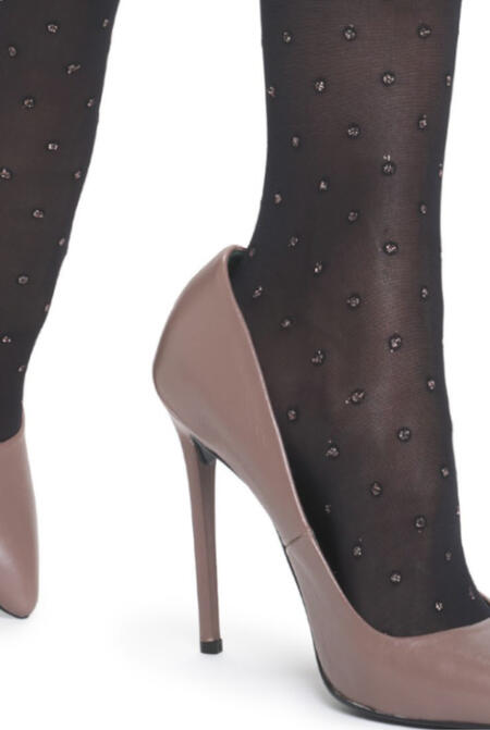 calzino-donna-semilvelato-con-motivo-pois-e-lurex